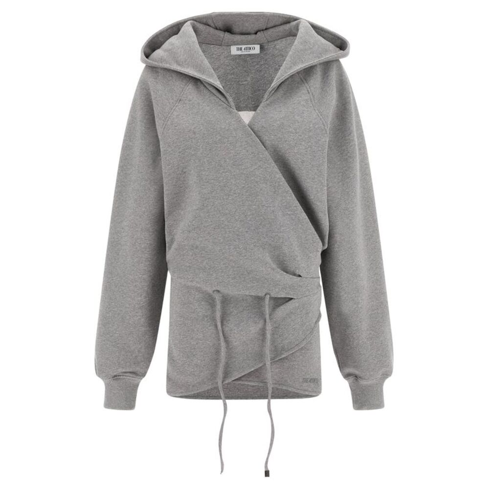 The Attico Gray Cotton Short Women's Dress
